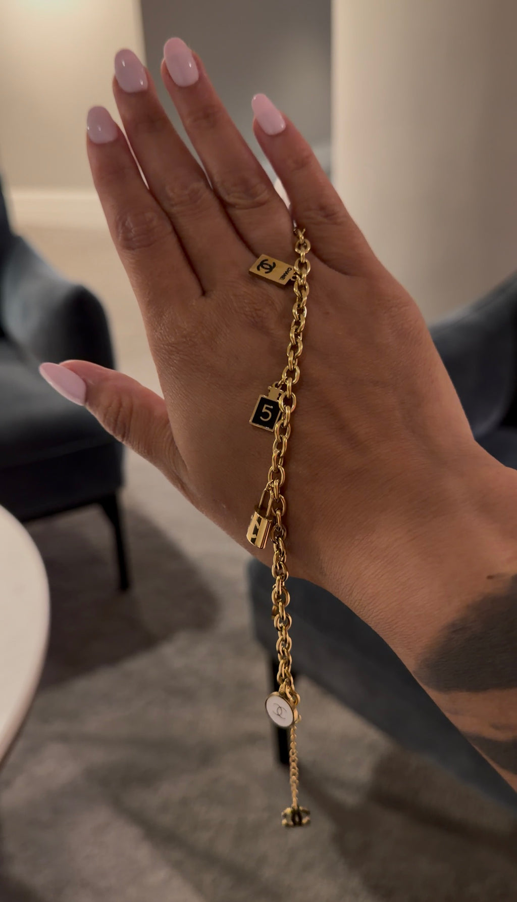 Chanel lock bracelet