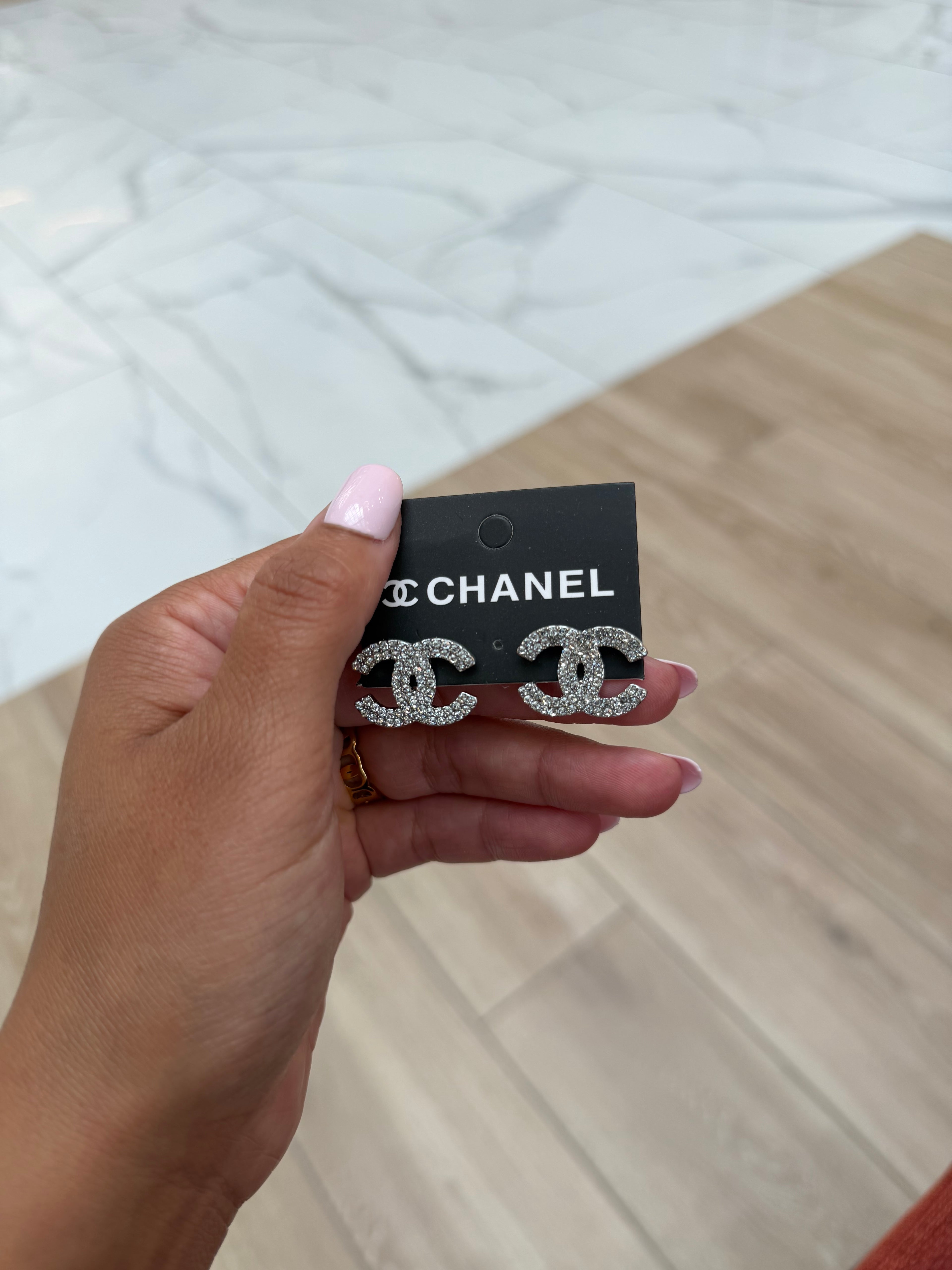 Chanel large earrings
