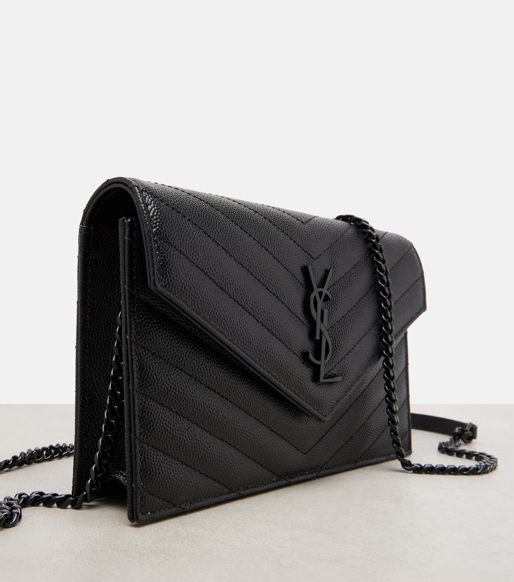 SAINT LAURENT Classic Cassandre Chain Wallet