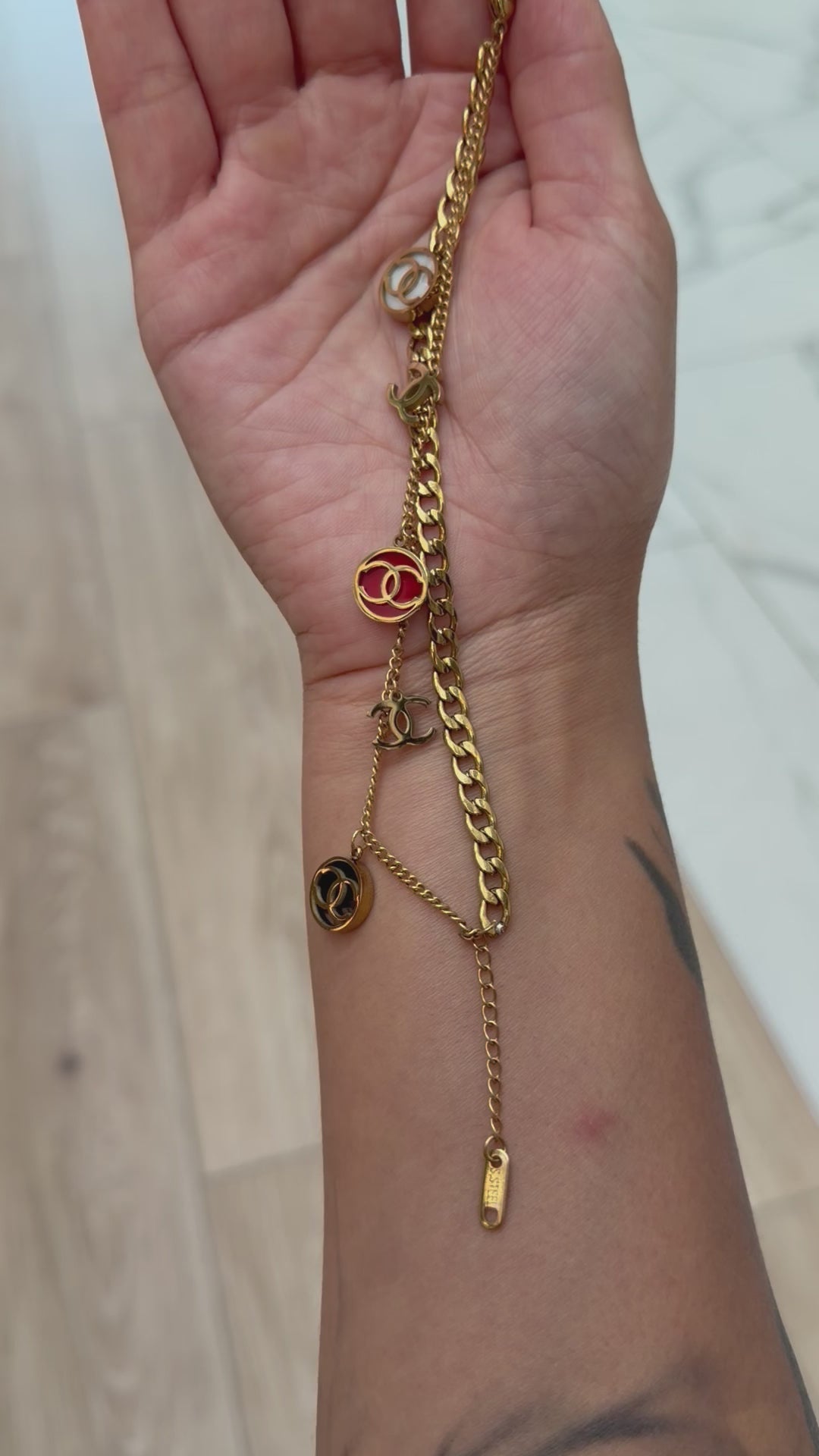 Chanel chain bracelet