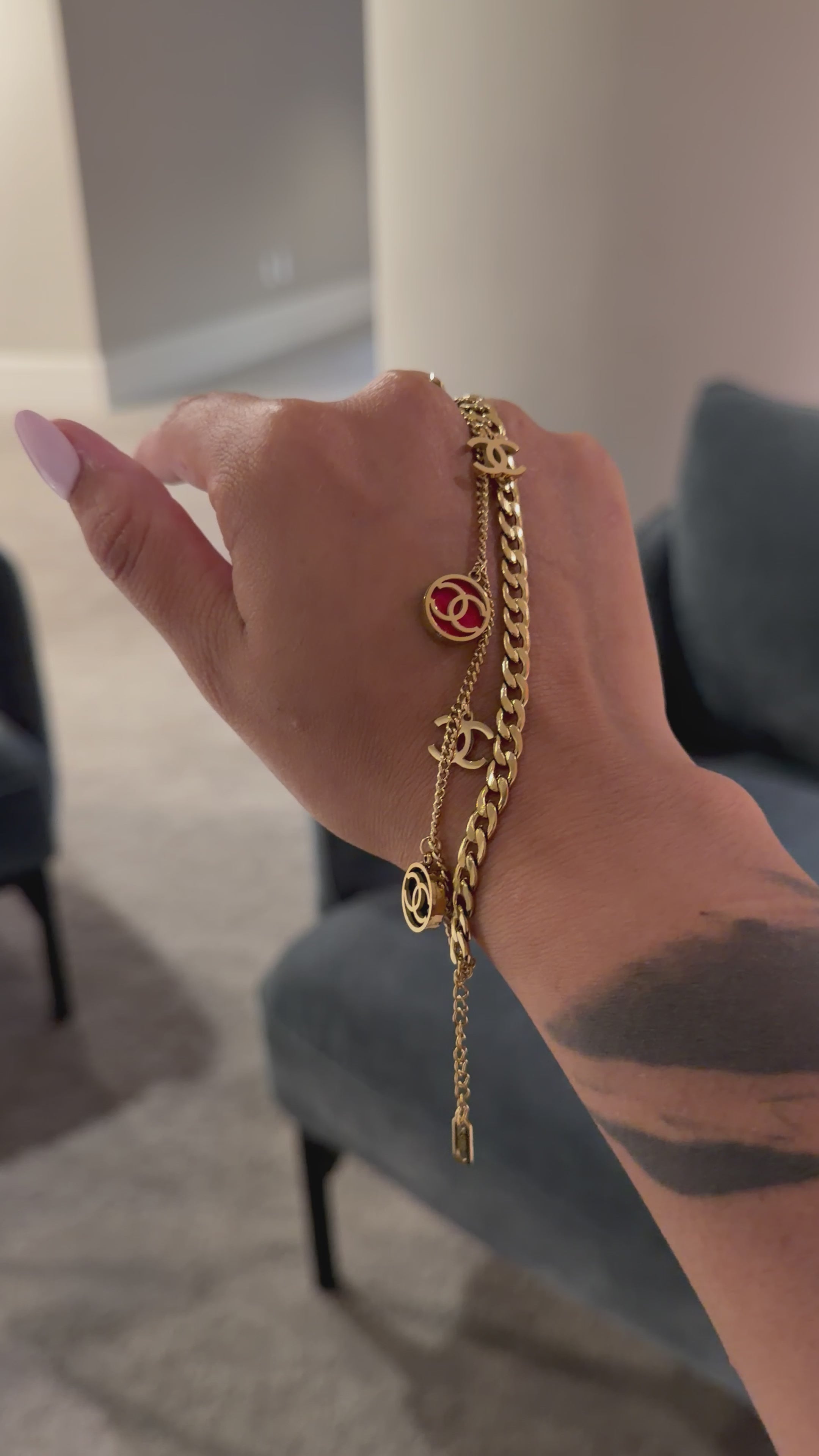 Chanel chain bracelet