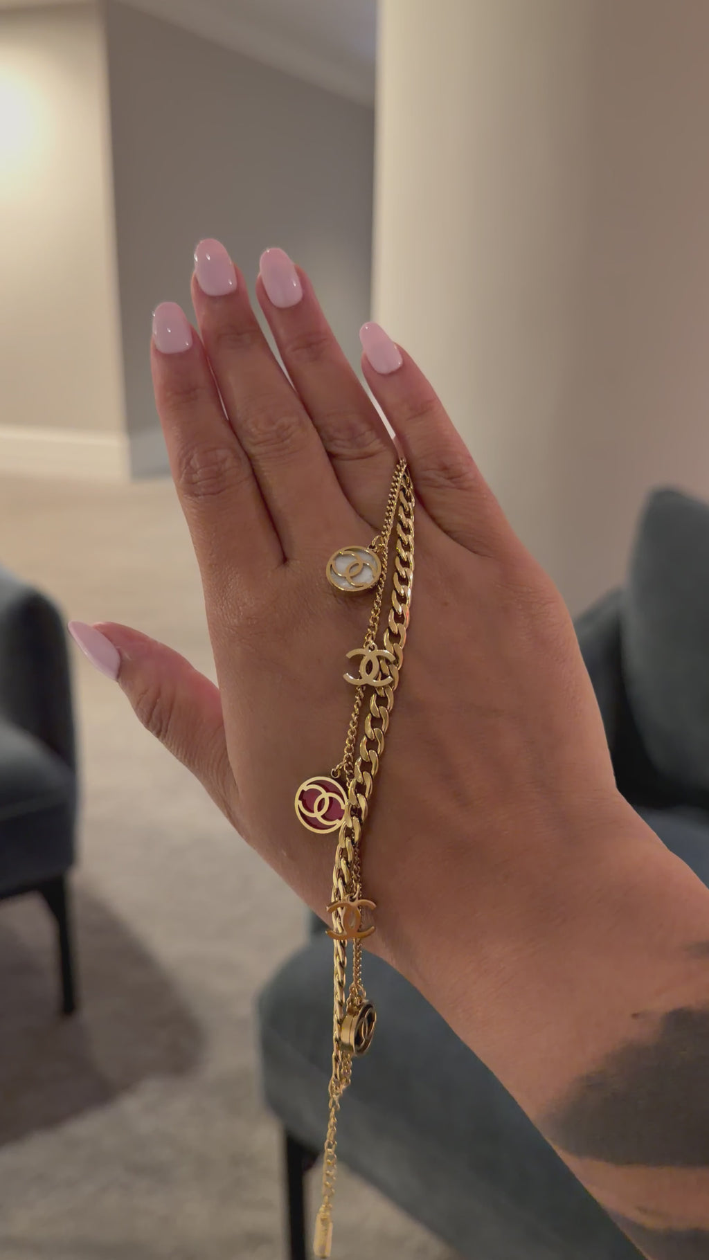 Chanel chain bracelet